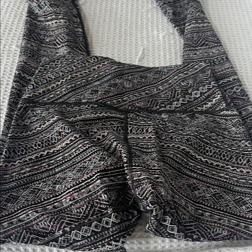 lululemon athletica Black and White Patterned Leggings